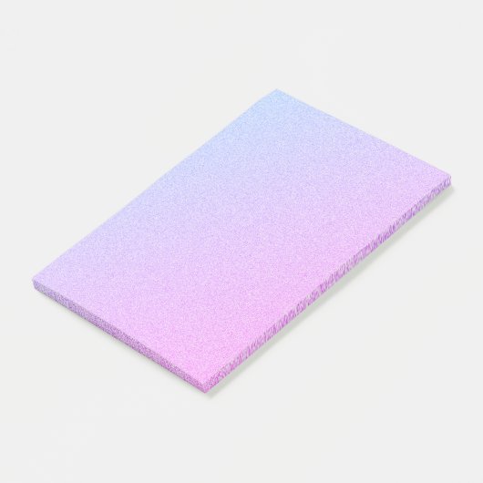 Pastel Ombre Glitter Post-it® Notes (Schuin)