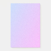 Pastel Ombre Glitter Post-it® Notes (Voorkant)