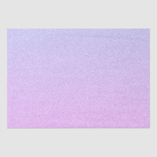 Pastel Ombre Glitter Tissuepapier (Voorkant)