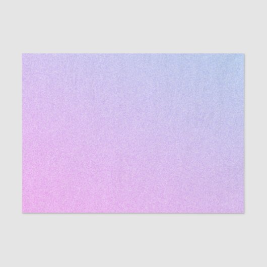 Pastel Ombre Glitter Tissuepapier (Voorkant)