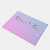 Pastel Ombre Glitter Welkom Mat (Schuin)