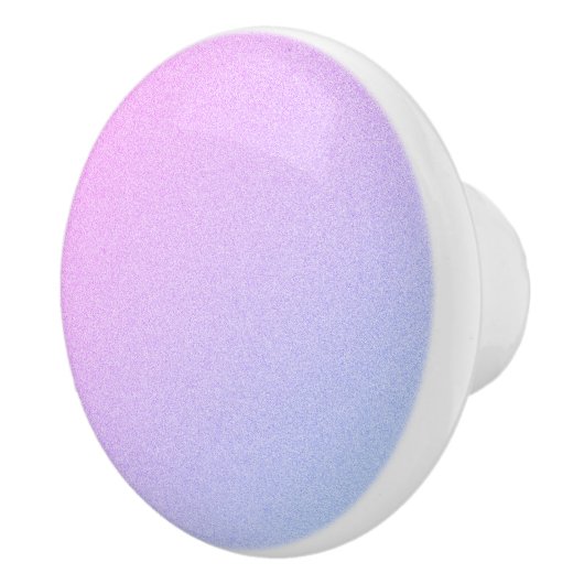 Pastel Ombre Glitters Keramische Knop (Rechts)