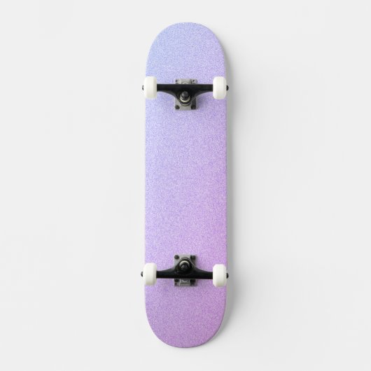 Pastel Ombre Glitters Skateboard (Voorkant)
