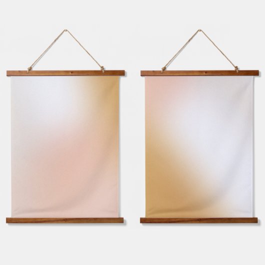 Pastel ombre hangend wandkleed (Dubbel)