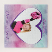 Pastel Ombre Heart Photo You Are So Loved Legpuzzel (Horizontaal)