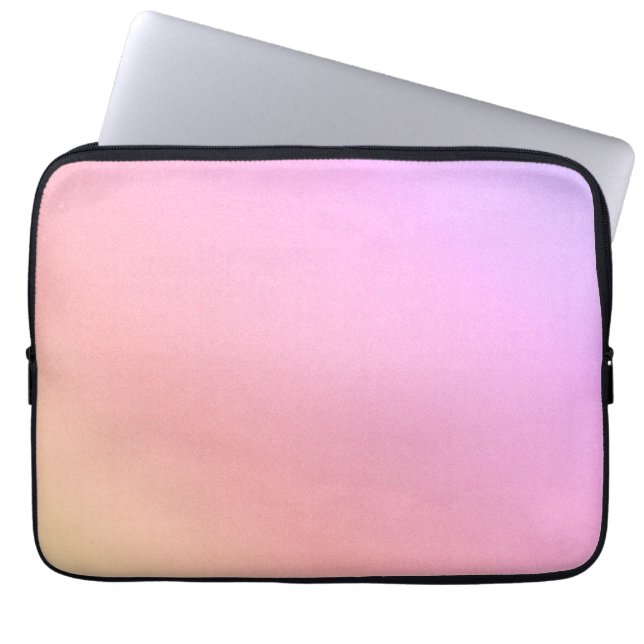 Pastel Ombre Laptop Sleeve (Voorkant)