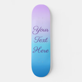 Pastel Ombre Lavender Blue Persoonlijk Skateboard