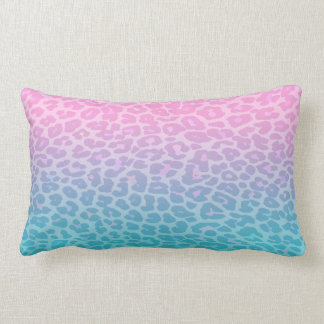 Pastel Ombre Leopard Kussen