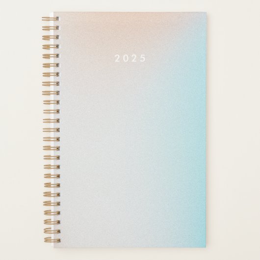 Pastel Ombre Lucht Aangepast 2025 Planner (Voorkant)