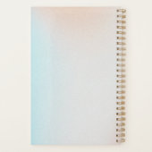 Pastel Ombre Lucht Aangepast 2025 Planner (Achterkant)