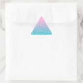 Pastel Ombre Luipaard Sticker (Tas)
