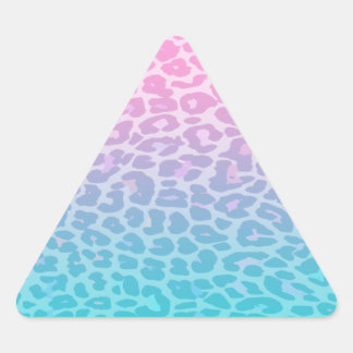 Pastel Ombre Luipaard Sticker