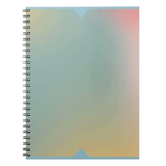 Pastel Ombre Notebook Soft Gradient Journal Front Notitieboek (Voorkant)