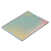 Pastel Ombre Notitieboek Zachte Gradiënt Dagboek V (Linkerzijde)