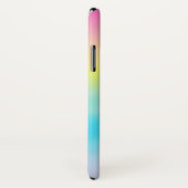 Pastel Ombre Rainbow Naam Girly Case-Mate iPhone Case (Achterkant / rechts)