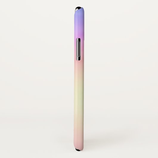  Pastel Ombre Rainbow Swirl Name Girly Case-Mate iPhone Case (Achterkant / rechts)