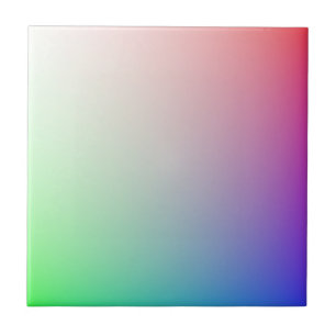 Pastel Ombre Regenboog Kleuren Tegeltje