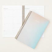 Pastel Ombre Sky gepersonaliseerd 2025 Planner (Display)
