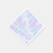 Pastel Ombre Tie Dye Ripples Girly Servet (Hoek)