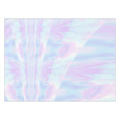 Pastel Ombre Tie Dye Ripples Girly Tafelkleed (Voorkant (Horizontaal))