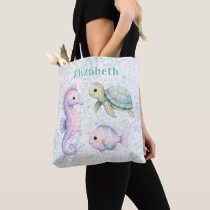 Pastel Onder De Zee Baby Shower Cadeau Tote Bag