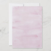 Pastel Onder de Zee Roze 1e Verjaardag Kaart (Achterkant)