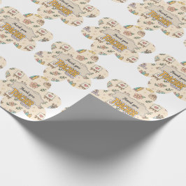 Pastel Onderwijs Schoolbenodigdheden Patroon Cadeaupapier