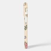 Pastel Onderwijs Schoolbenodigdheden Patroon Case-Mate iPhone Case (Achterkant / Links)
