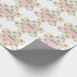 Pastel Onderwijs Wiskunde Vormen Patroon  Cadeaupapier