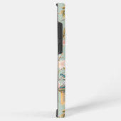 Pastel Oosterse vogel en fruit bloesems Samsung Galaxy Hoesje (Rechterkant)