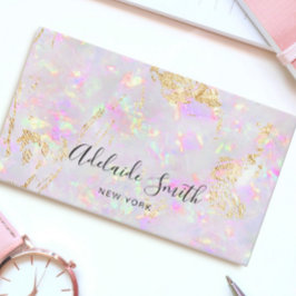 pastel opal mineraal visitekaartje