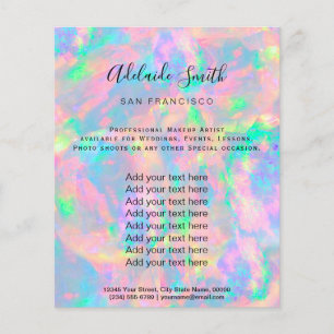 pastel opal NEPH holografische Flyer