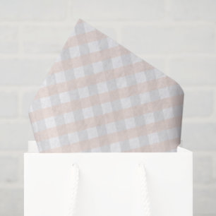 Pastel Oranje en Grijs Pompoen Baby Shower Tissuepapier