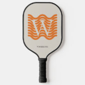 Pastel Oranje Golf Pickleball Paddle (Voorkant)