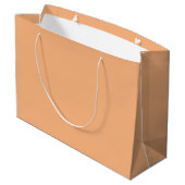 Pastel Oranje Groot Cadeauzakje (Achterkant Gekanteld)