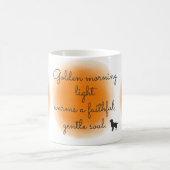 Pastel Oranje Labrador Retriever Custom Foto Mok (Center)