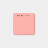 Pastel Oranje/rood Post-it® Notes (Voorkant)
