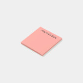 Pastel Oranje/rood Post-it® Notes (Schuin)