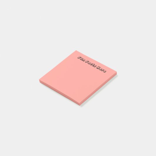 Pastel Oranje/rood Post-it® Notes (Schuin)