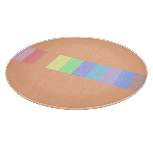 Pastel Oranje Snijplank (Hoek)