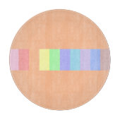 Pastel Oranje Snijplank (Voorkant)