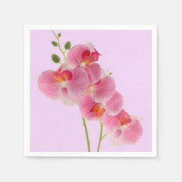Pastel Orchide Servet