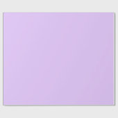 Pastel Orchidee effen kleur | Klassiek Elegant Cadeaupapier (Vlak)