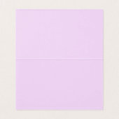 Pastel Orchidee Vouw Plaatskaart Kaart (Binnenkant ongevouwen)