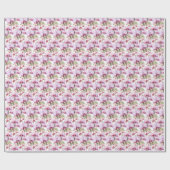 Pastel Orchideeën Cadeaupapier (Vlak)