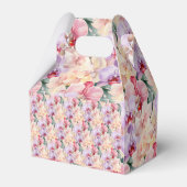 Pastel Orchids Waterverf Favoriete Boxen Bedankdoosjes (Achterkant)