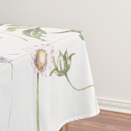 Pastel Oude Bloemen Tafelkleed (Voorbeeld)