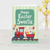 Pastel Ovoid Springtime Card Kaart (Gele Bloem)