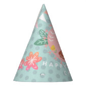 Pastel Owl Happy Birthday Feesthoedjes (Links)