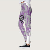 Pastel-Paars, Amethyst Smoke artificial flower De Leggings (Links)